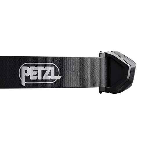 PETZL TIKKINA Headlamp - Compact, Easy-to-Use 300 Lumen Headlamp, Designed for Hiking, Climbing, Running, and Camping - Black
