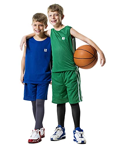Roadbox Boys Compression Pants - XL Black and White Quick Dry Leggings Base Layer