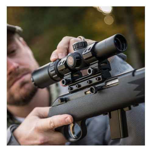 TRUGLO TruBrite 30 Hunter 30mm Compact Waterproof, Shockproof, Fogproof Gun Hunting Scope, 1-4 x 24mm, Matte Black
