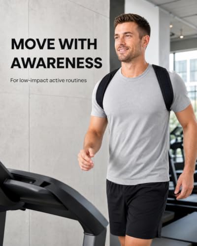 Men's Posture Corrector for Low-Impact Exercise - Adjustable Shoulder Support