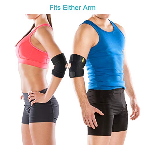 Adjustable Elbow Support Brace for Tendonitis and Sports Injuries