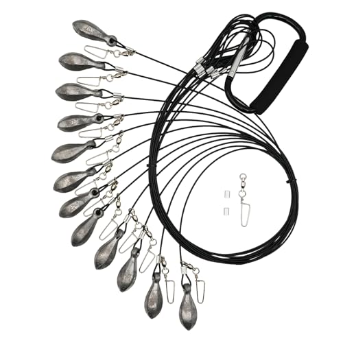 Tangle-Free Duck Decoy Rigs Weights 4oz 36in & 48in - 12 Pack