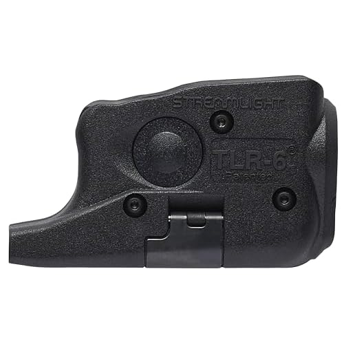 Streamlight 69282 TLR-6 100-Lumen Tactical Weapon Light Designed Exclusively and Solely for Glock 23 (Gen 2)/26/27/28/33/39, Black