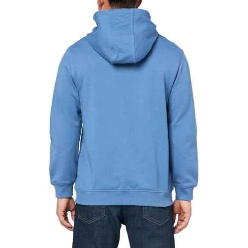 HUGO Men's Regular Fit Square Logo Jersey Hooded Sweatshirt