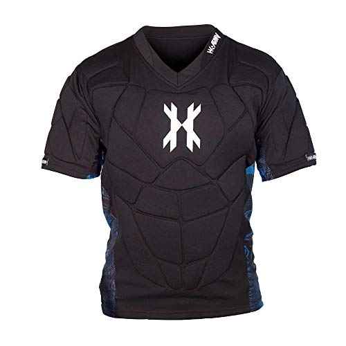 HK Army Crash Chest Protector - High-Impact Protective Gear for Paintball & Airsoft - Lightweight Safety Armor Vest - Black, Size XS/S