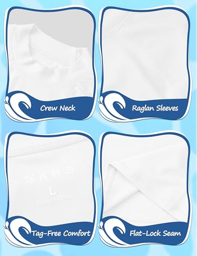 Toddler Boys Rash Guard Swim Shirt UPF 50+ Long Sleeve White Small