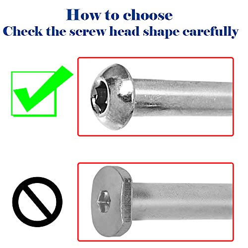 47mm Scooter Axle Bolts for Kids Micro & Foldable Kick Scooters - Replacement Parts