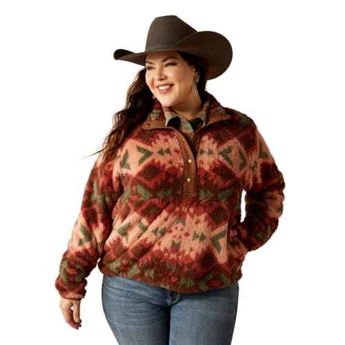 ARIAT Women's Berber Snap Front Sweatshirt