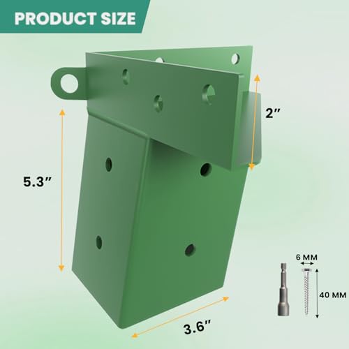 Green Deer Stand Brackets 4x4 for Hunting Platforms - Set of 4, Variation of THIS listing