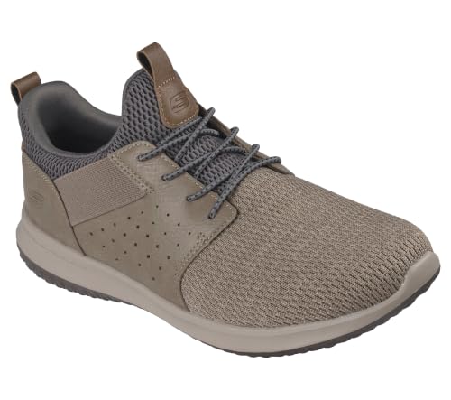 Men's Skechers Delson Camben Slip-On Sneakers - Taupe, Size 10