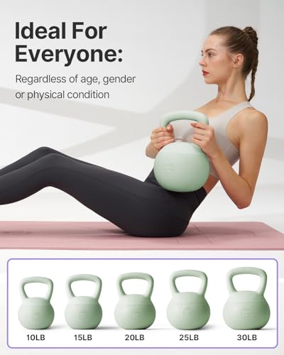 Soft Kettlebell with Anti-Slip Grip and Floor-Friendly Base - Home Gym Equipment