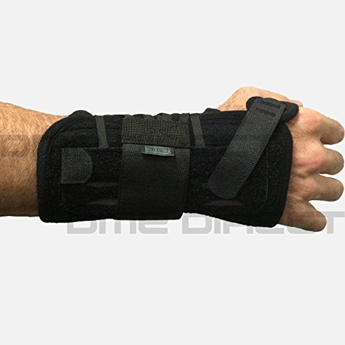 Wrist Support Brace for Right Hand, Orthopedic Felt Immobilizer 4.5"–9.5"