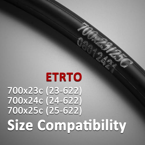 700x23-25c Bike Inner Tube Set - Presta Valve 48mm for Road Bikes