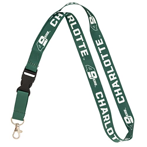 North Carolina Charlotte 49ers Lanyard with Snap Buckle - Sports Fan Accessory