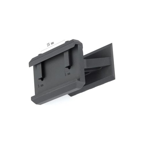 TuFok Picatinny Rail Riser Mount High Profile Picatinny Rail 1 inch for Sight Red Dot Scope and Optics 4 Slots/13 Slots (4 Slots)