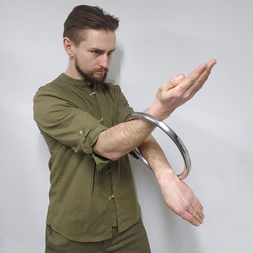 Wing Chun Stainless Steel Ring Training Equipment 9.8 Inch - Yewen Sau
