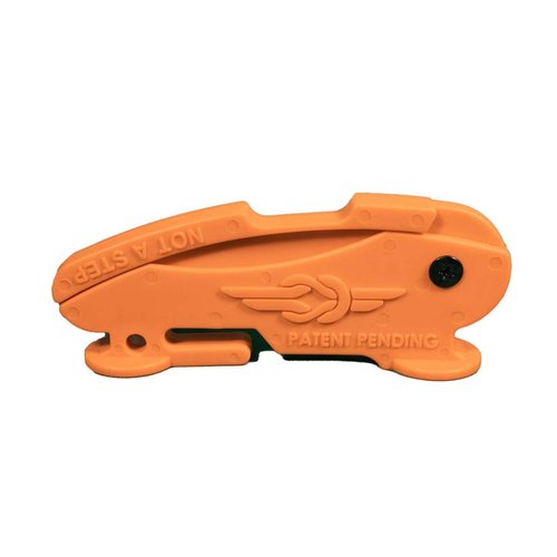Tethrd Fold N Go Saddle Hunting Gear Accessory Hook - Super Strong and Lightweight - Ideal for Hanging a Bow, Rifle, Backpack, or use as a Rifle Rest, Orange