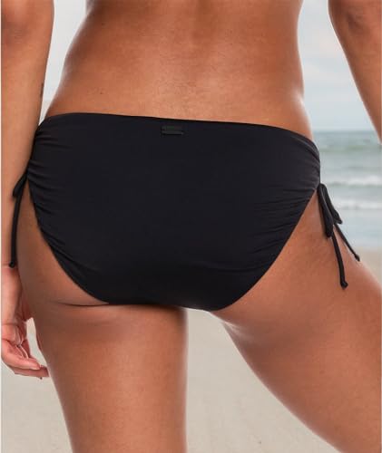Women's Solid Beach Hipster Bottoms - Anthracite, Medium US