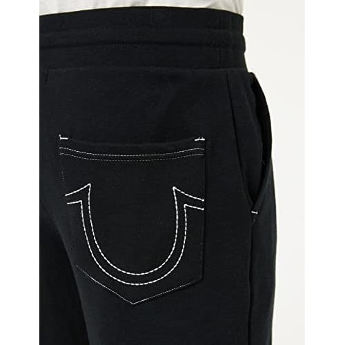 True Religion Men¡¯s Classic Logo Jogger Sweatpants ? Soft Men¡¯s Joggers with Pockets, Comfortable Sweat Pants
