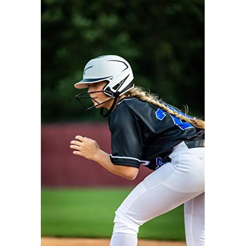 Mizuno Youth F6 Fastpitch Softball Batting Helmet with Mask