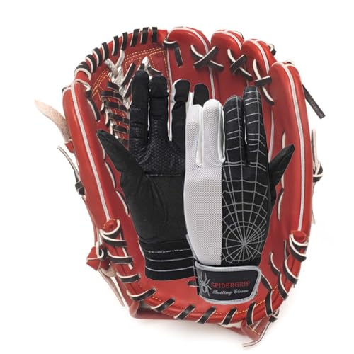 Spider Grip Baseball Inner Glove Silver 24[L] - Padded Comfort for Fielding