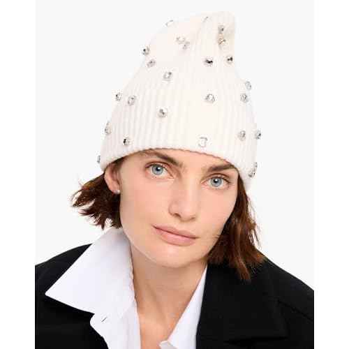 kate spade new york Womens Embellished Beanie