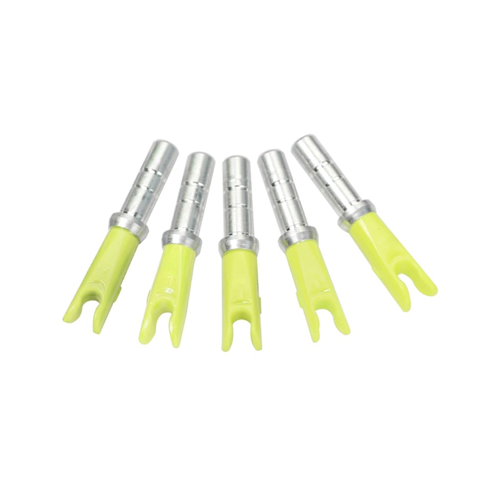 20PCS Archery Arrow Nocks ID 4.2mm/.165" Aluminium Insert Arrow Nock Tail for DIY Hunting Shooting Arrows