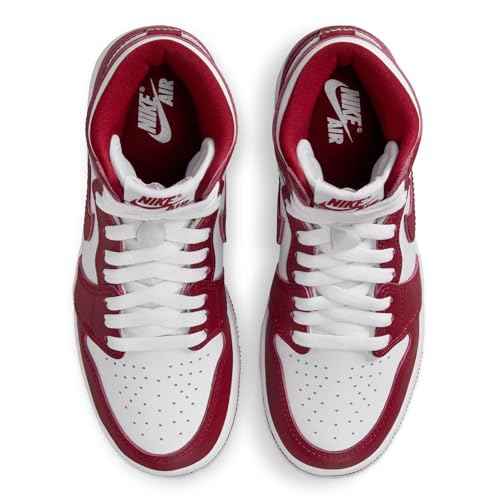 Jordan Big Kid's 1 Retro High OG Artisanal Red Wht/Team Red (FD1437 160)