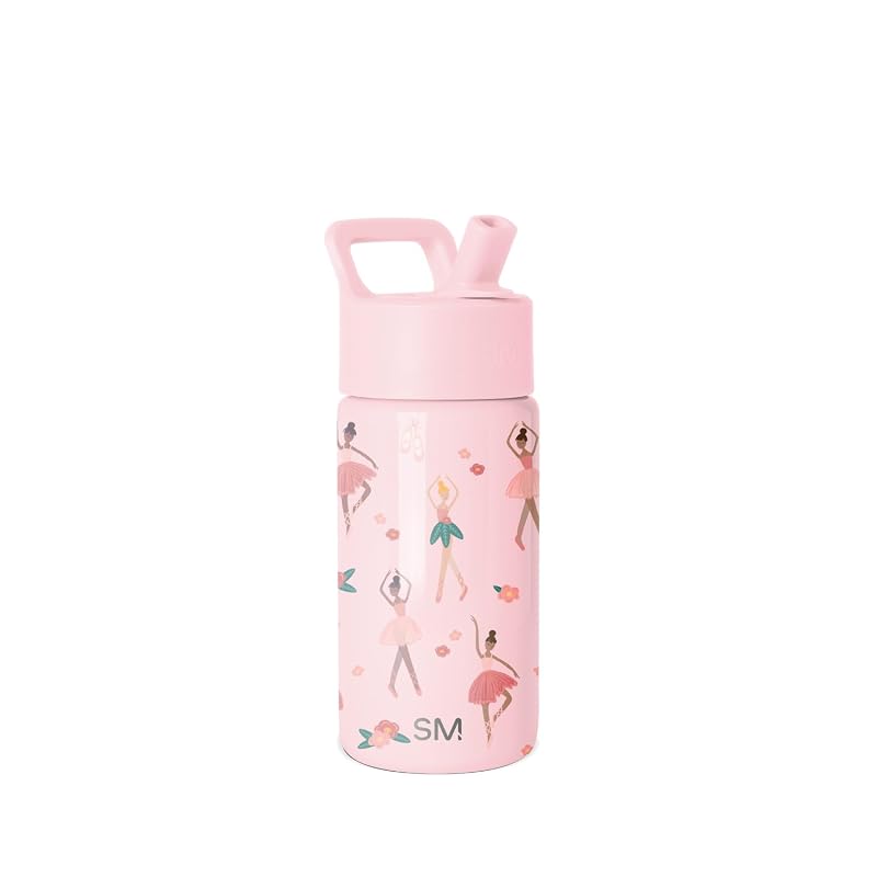 Simple Modern Summit Kids 14oz Water Bottle - Pink Ballerina