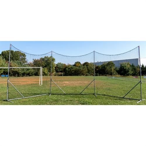 Predator Sports | 10ft x 30ft Barrier Backstop Net | Multi-Sport, Freestanding Barricade Solution for All Levels - Lacrosse, Soccer, Baseball and More | Complete Assembly Package