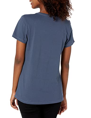 Life is Good Women's Crusher T-Shirt XL Darkest Blue Hibiscus Sail Graphic