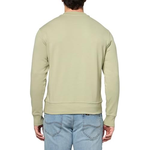 BOSS Men's Bold Logo French Terry Crew Neck Sweatshirt