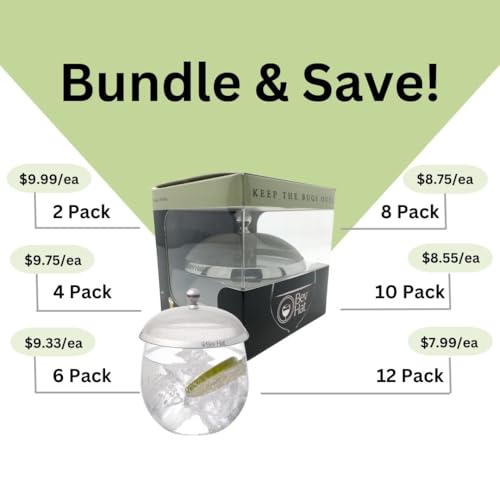 Stainless Steel Drink Covers Pack of 4 - Bug-Proof Beverage Lids for Outdoors
