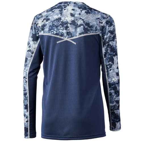 HUK Kids' Icon X Long-Sleeve Shirt with Sun Protection