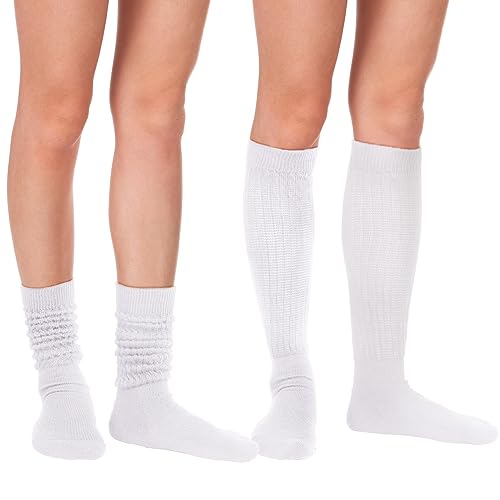 Geyoga 3 Pairs Slouch Socks for Women - Fresh Colors, Size 5-8