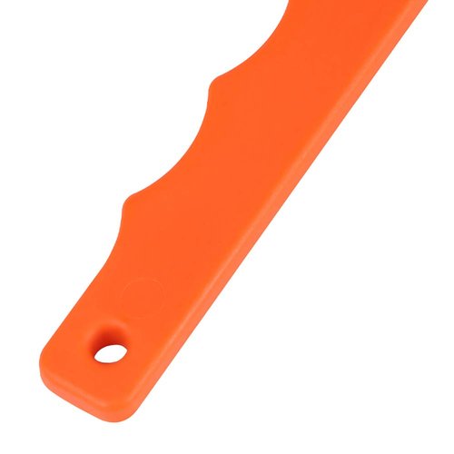 Boar Hair Rock Climbing Brush with Ergonomic Handle, Bouldering Boulder Brush as Durable Cleaning Tool for Climbing Chalk and Climbing Holds on Climbing Wall Indoor or Outdoor (Black&Orange)