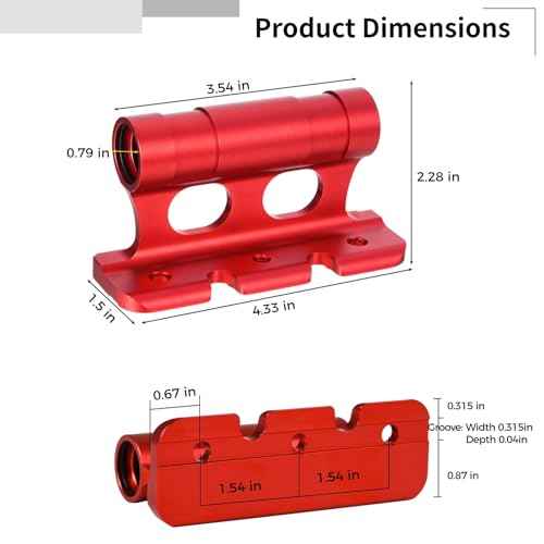 Bicycle Quick Release Front Fork Mount - Thru Axle Carrier Bike Fork Rack Block with 4 Adapters, Car Roof or Trunk Installation Bike Stand Holder for Car Truck Van