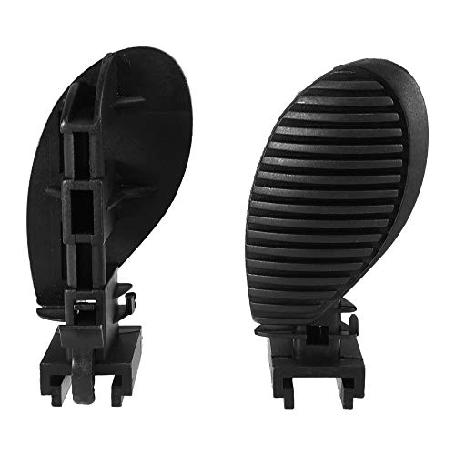 Adjustable Kayak Foot Pegs Pedals Black - Durable Boat Foot Brace