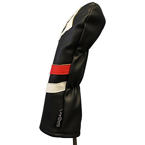 Vintage Leather Golf Headcover for Fairway Wood - Classic Retro Style