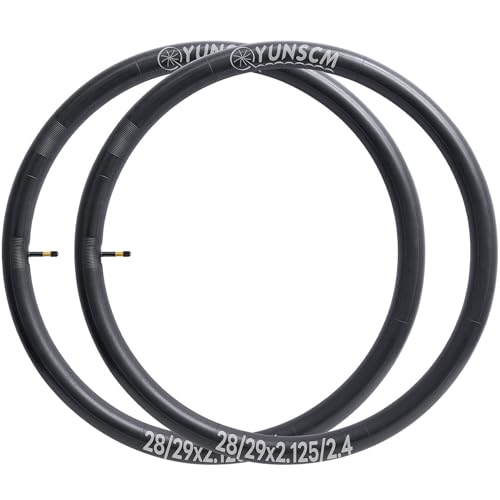 28/29 Inch Bicycle Tubes 2.125/2.40 Premium Butyl Inner Tubes for Mountain and Road Bikes