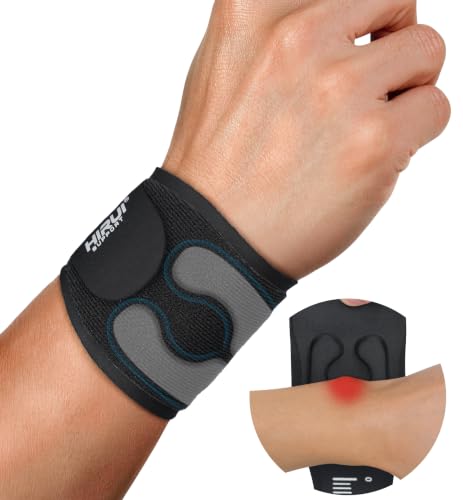 Ultralight Breathable Wrist Brace Support for Ulnar Pain - Black 2