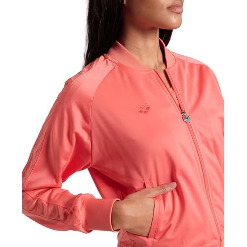 ARENA Women's Icons Relax Iv Team Jacket Full-Zip Regular Fit Side Pockets Retro