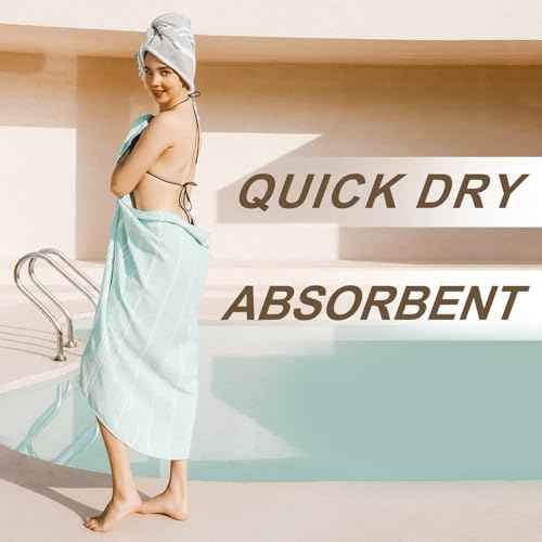 Turkish Beach Pool Towel with Elastic Band Oversized Sand Free Quick Dry Sandproof Cute Compact Lightweighter Thin Extra Large Xl Big Adult Clearance Resistant Travel Essentials Accessories Must Haves