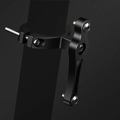 Black Bike Water Bottle Holder Handlebar Mount, Adjustable Universal for Motorcycle E-Bike Water Bottle Cage Mount Adapter, Bike Water Bottle Cages
