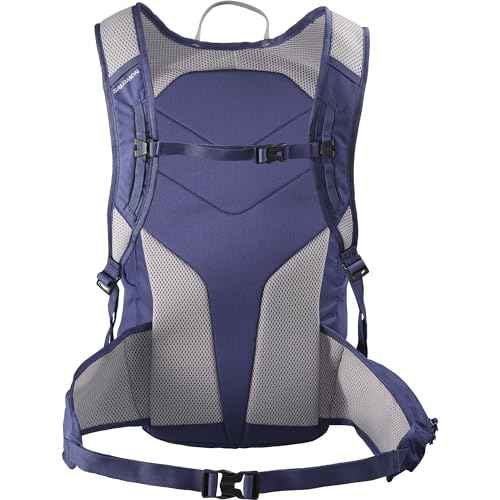 Salomon Unisex Trailblazer 20, Hiking & Trekking Backpack, 20-Liter - Mazarine Blue/Ghost Gray