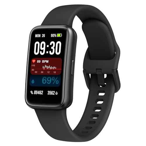 Fitness Tracker,Smart Watch with 24/7 Heart Rate Blood Oxygen Sleep Monitor,1.47" HD Touchsreen with Step & Calorie Counter 100+ Sport Modes Health Activity Trackers for Men and Women (Black)