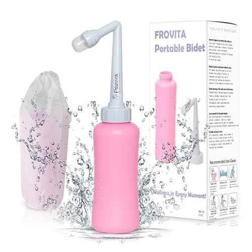 Portable Bidet for Travel 500ml (17oz), Large Capacity Peri Bottle, Compact, Easy-to-Use, Leak-Resistant Travel Bidet Made from ABS Plastic, Feminine Hygiene for Comfort and Freshness