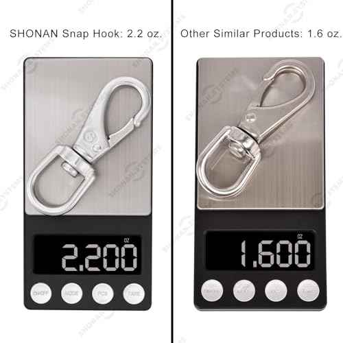 SHONAN 3.5 Inch Stainless Steel Flag Clips for Flagpole Rope- 4 Pack Diving Clips Flag Pole Clips, Swivel Snap Hooks for Dog leashes, Keychains, Boat Ropes, Bird Feeders