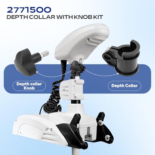 Depth Collar with Knob Kit for Minn Kota Trolling Motors - Compatible Models