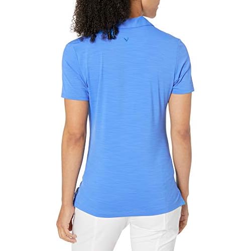 Callaway Women¡¯s Opti-Dri Tonal Short Sleeve Polo Shirt, with Stretch Fabric and Sun Protection, Extended Sizing